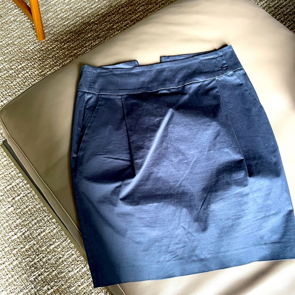 Navy skirt